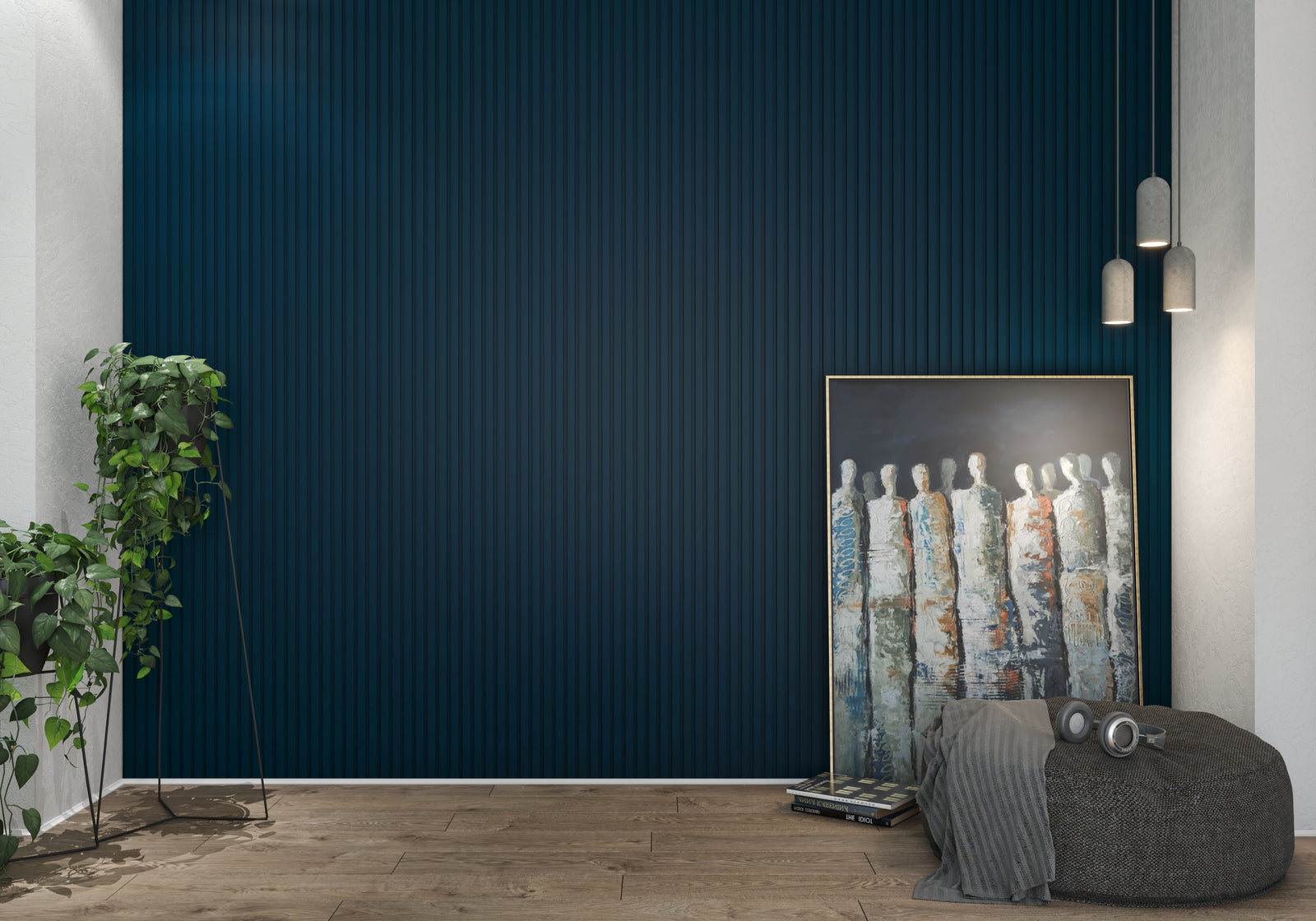 Authentic wall panels covering the entire surface, enhancing both design and acoustics. Created by top interior designers and architects, these panels offer a unique, elegant aesthetic to your space.