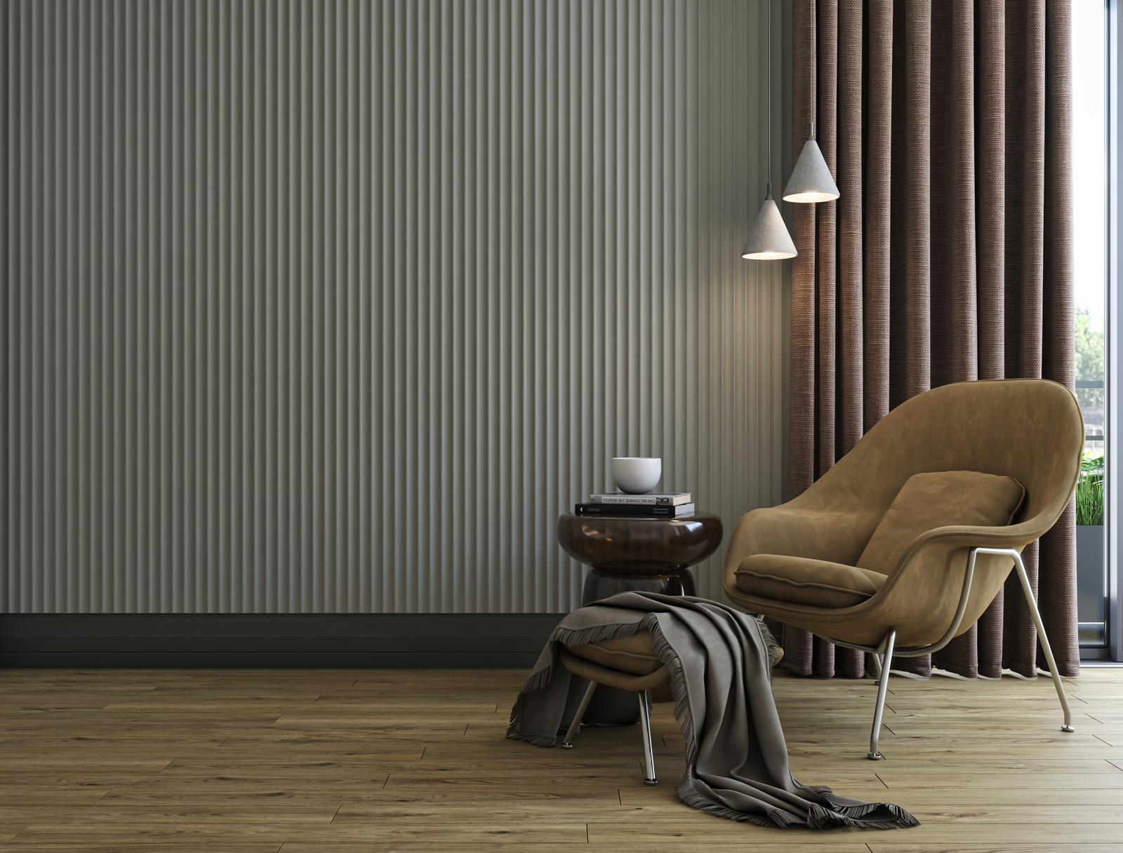 Elegant wall panels that cover the entire surface, improving both design and acoustics, created by expert interior designers and architects.