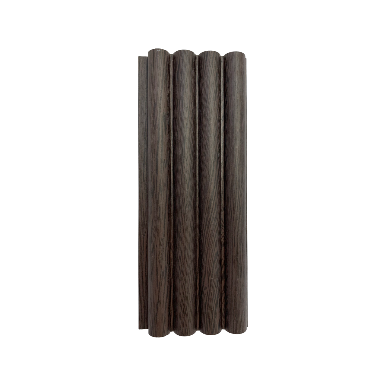 Natural Matte Wenge wood profile featuring a deep, rich brown tone with striking wood grain and a smooth matte finish, perfect for luxurious wall panels, wood panels, or decorative wall profiles that add warmth and sophistication to any interior.